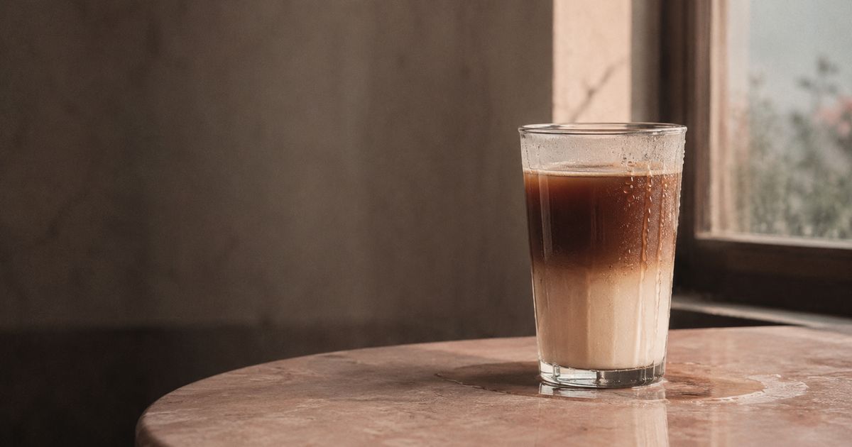 氷が溶けきったアイスコーヒー